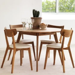 Eettafel Yumi Ø115 cm Naturel