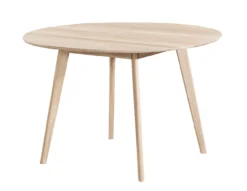Eettafel Yumi Ø115 cm Whitewash