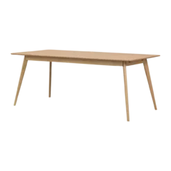 Eettafel Yumi - Naturel - 190 cm x 90 cm - verlengbaar