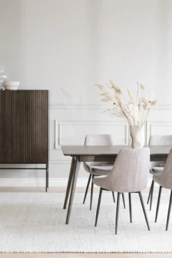 Eettafel Yumi - Whitewash - 190 cm x 90 cm - verlengbaar