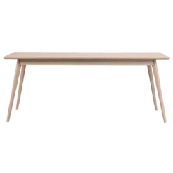 Eettafel Yumi - Whitewash - 190 cm x 90 cm - verlengbaar