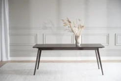 Eettafel Yumi - Zwart - 190 cm x 90 cm - verlengbaar