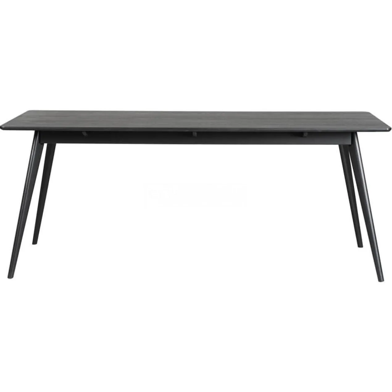 Eettafel Yumi - Zwart - 190 cm x 90 cm - verlengbaar