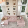 Efia vloerkleed wol bruin melange 170x240 cm