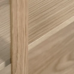 Eikenhouten dressoir Boris - met glazen deuren Naturel