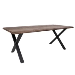 Eikenhouten eettafel Fendi Bruin