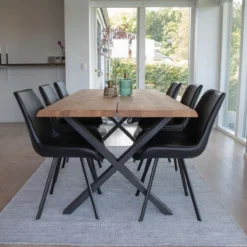 Eikenhouten eettafel Fendi Bruin