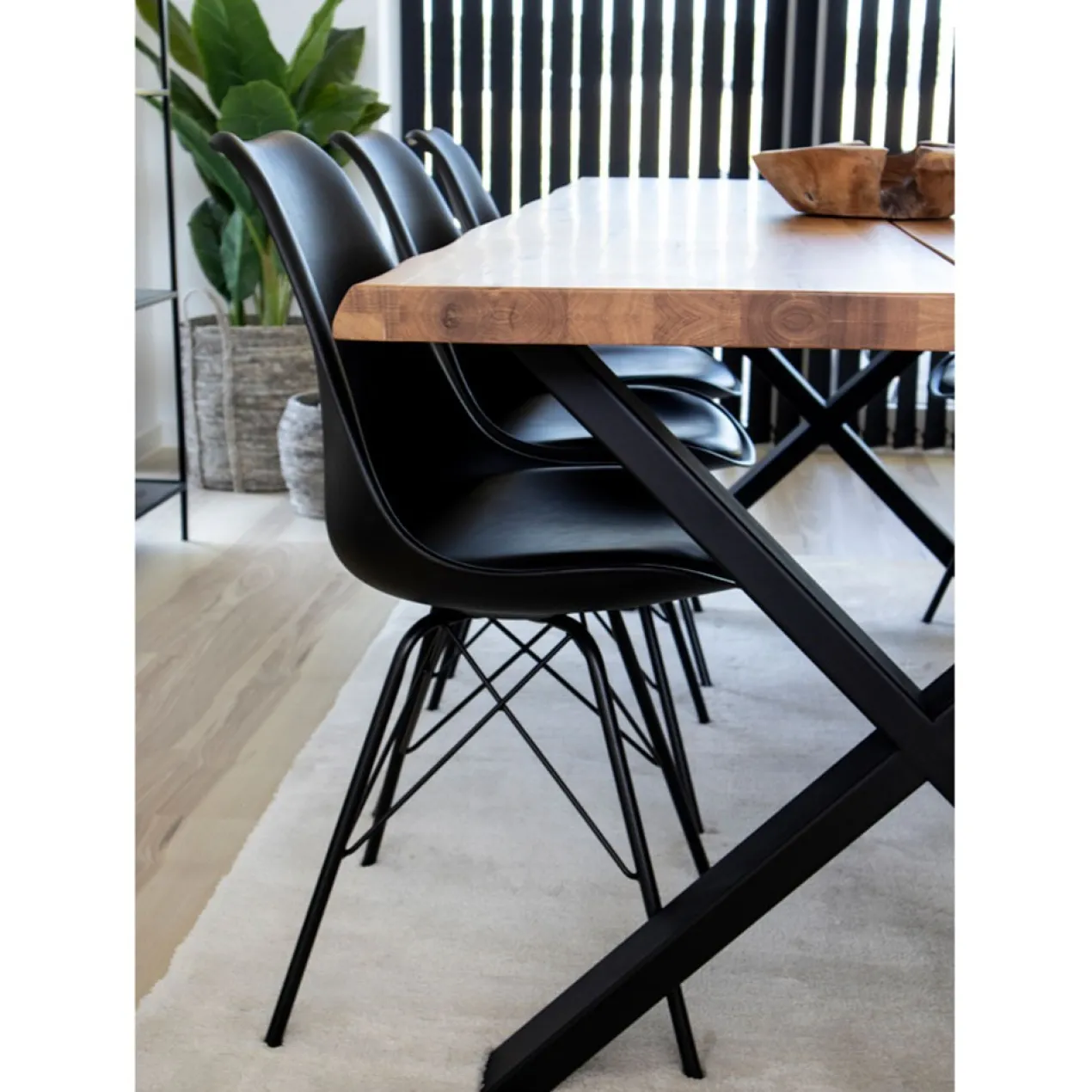 Eikenhouten eettafel Fendi Naturel