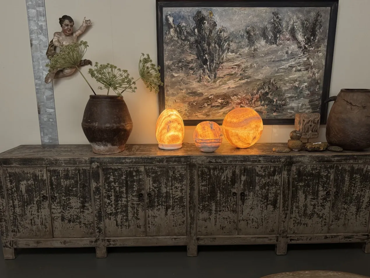 Ei lamp onyx uniek