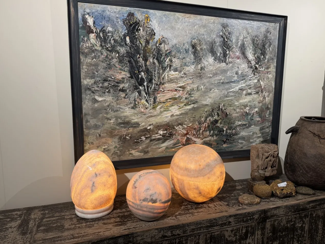 Ei lamp onyx uniek