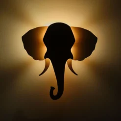 Elephant wall lamp