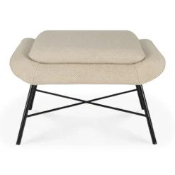 Ethnicraft - Barrow voetenbank - off white