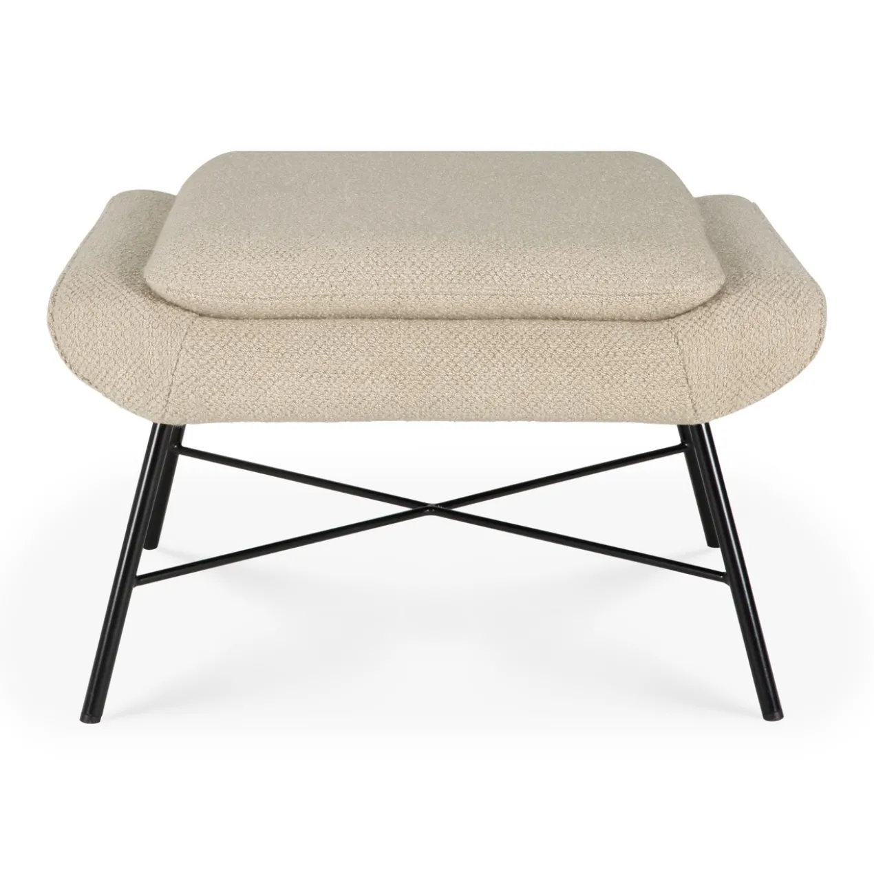 Ethnicraft - Barrow voetenbank - off white