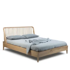 Ethnicraft bed Spindle Oak 180x200
