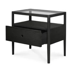 Ethnicraft nachtkastje Spindle - Oak black