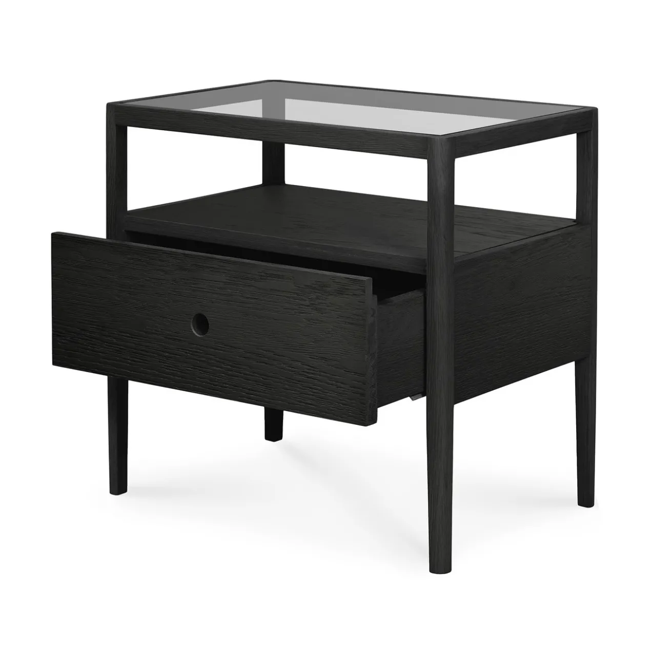 Ethnicraft nachtkastje Spindle - Oak black