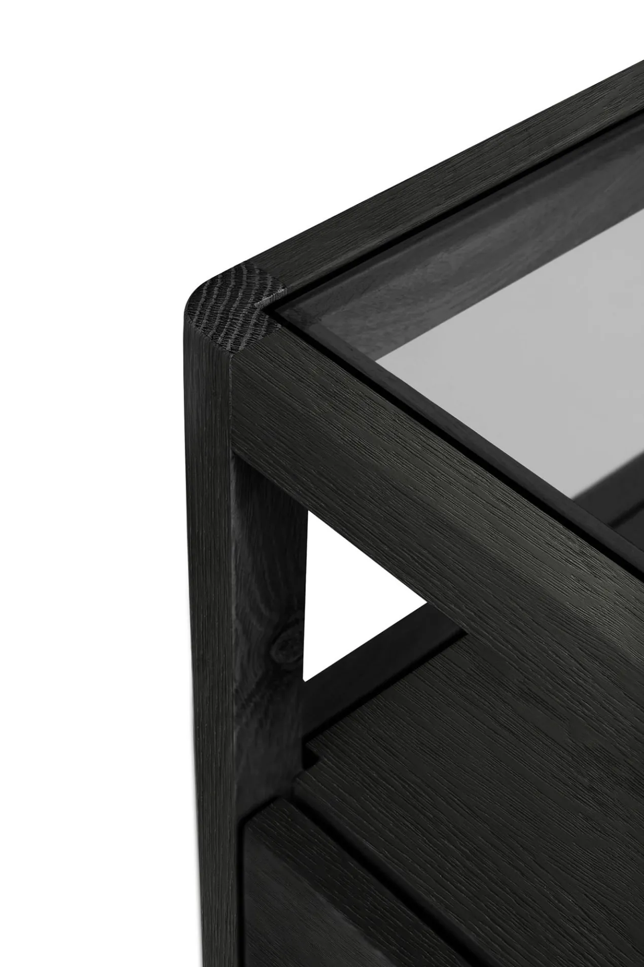 Ethnicraft nachtkastje Spindle - Oak black