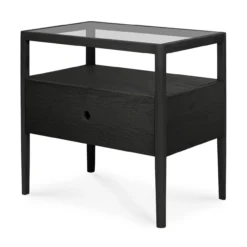 Ethnicraft nachtkastje Spindle - Oak black