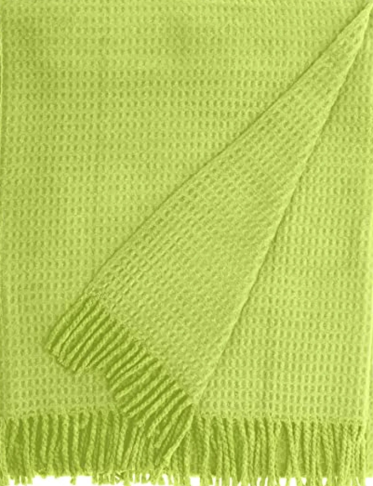 Euromant plaid Wafel Appel groen 140 x 180 cm