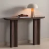 Evara sidetable hout hoogglans donkerbruin [fsc]
