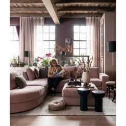 Family hocker roze