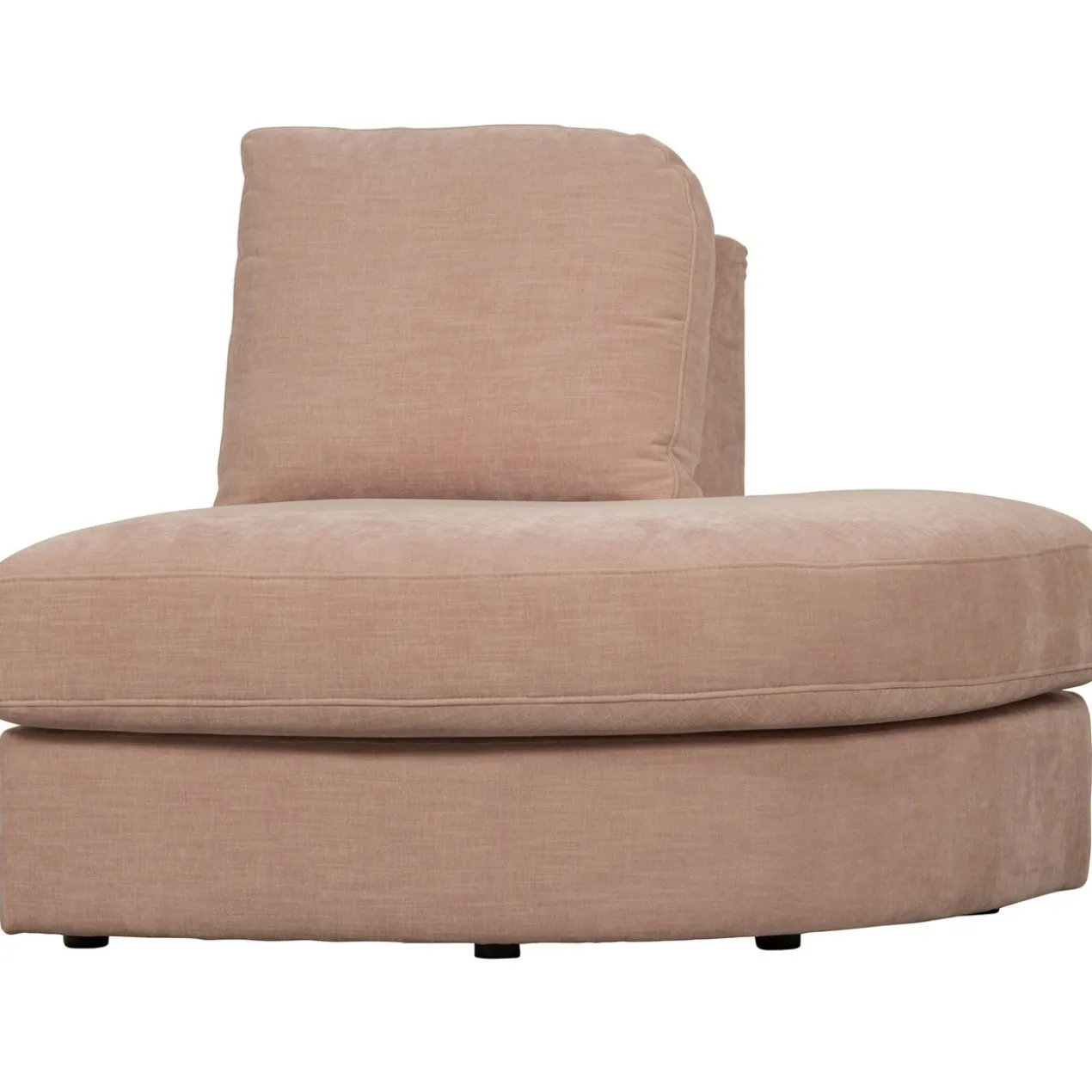 Family 1-zits element ronde hoek rechts roze