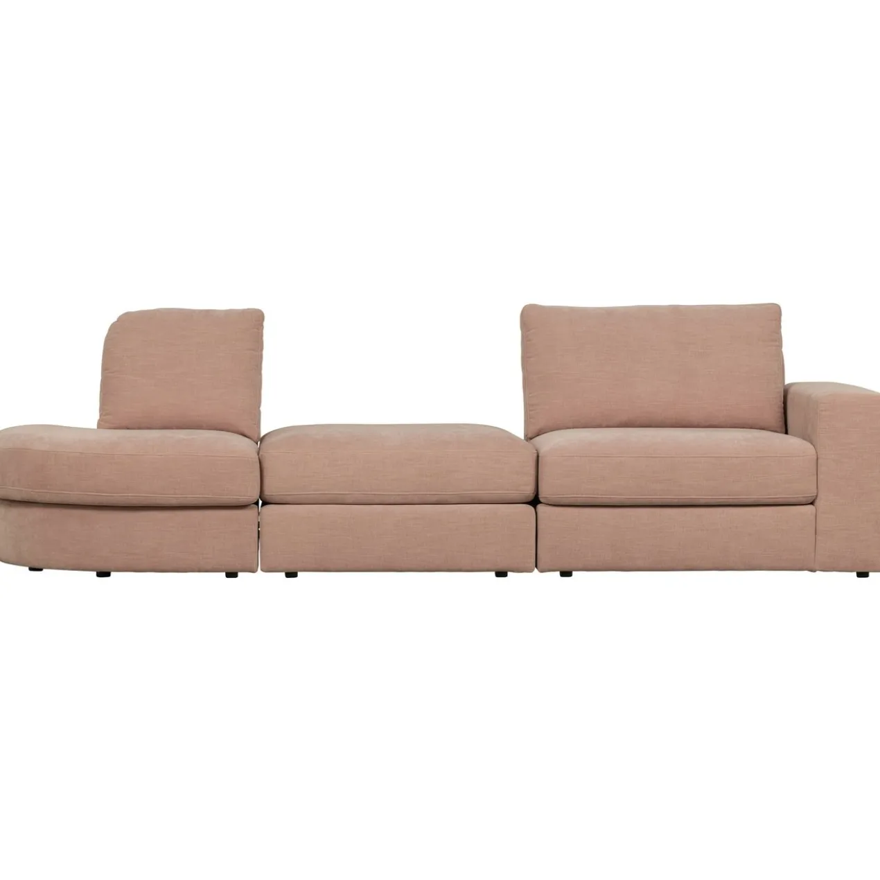 Family 1-zits element ronde hoek links roze