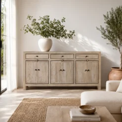 Fanish - Mangohouten Dressoir Mediterraan