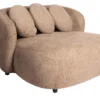 Fauteuil Abby met XXL - 3 Kussens naturel