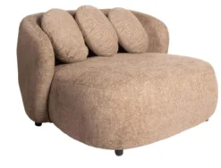 Fauteuil Abby met XXL - 3 Kussens naturel