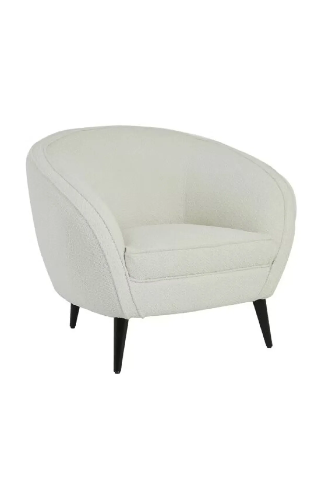 Fauteuil Almond boucle cream