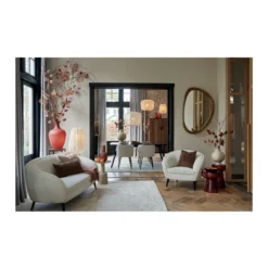 Fauteuil Almond boucle cream