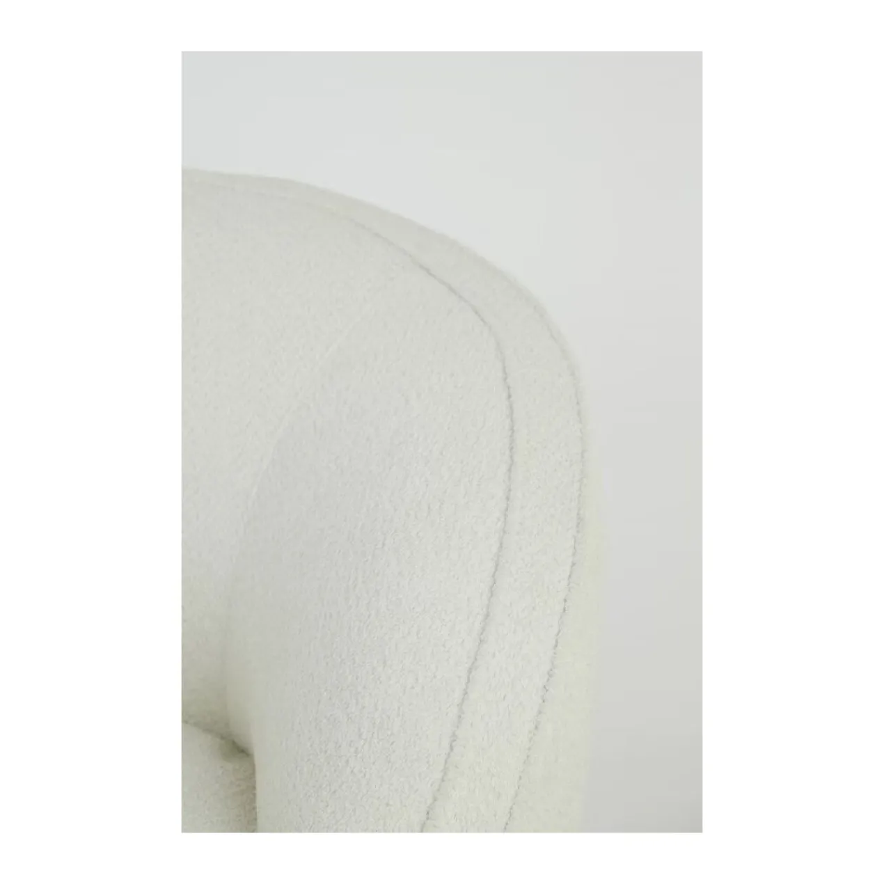 Fauteuil Almond boucle cream