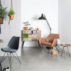 Fauteuil Bon donker grijs
