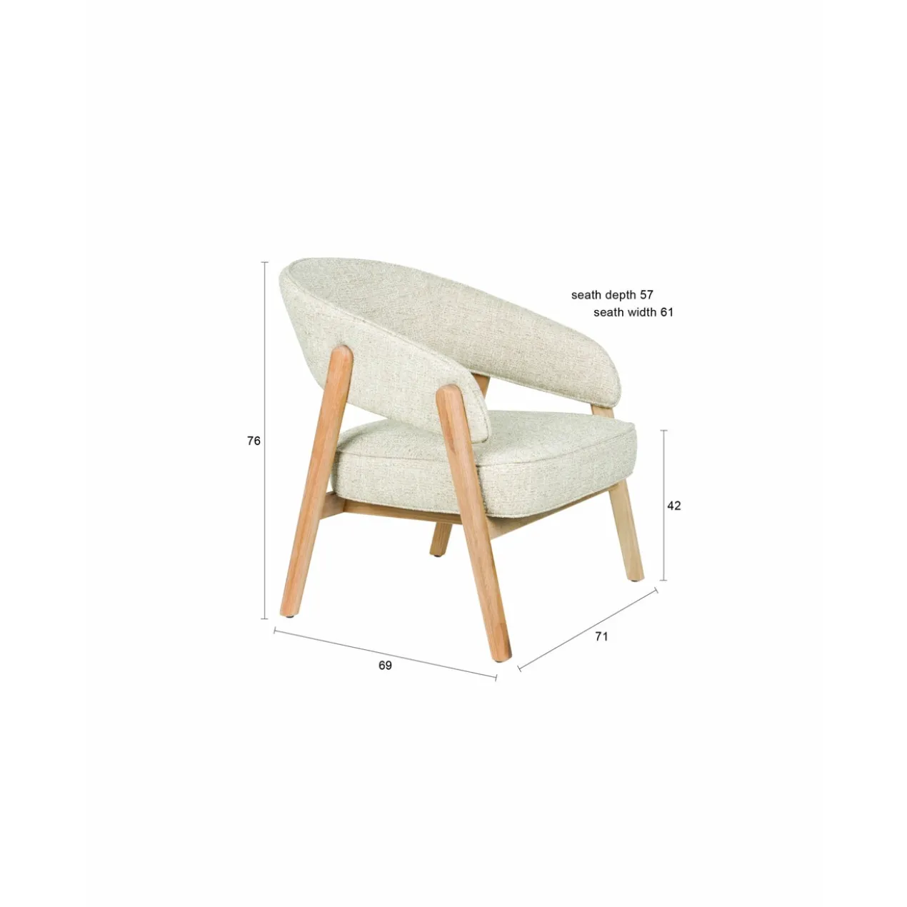 Fauteuil Bright beige