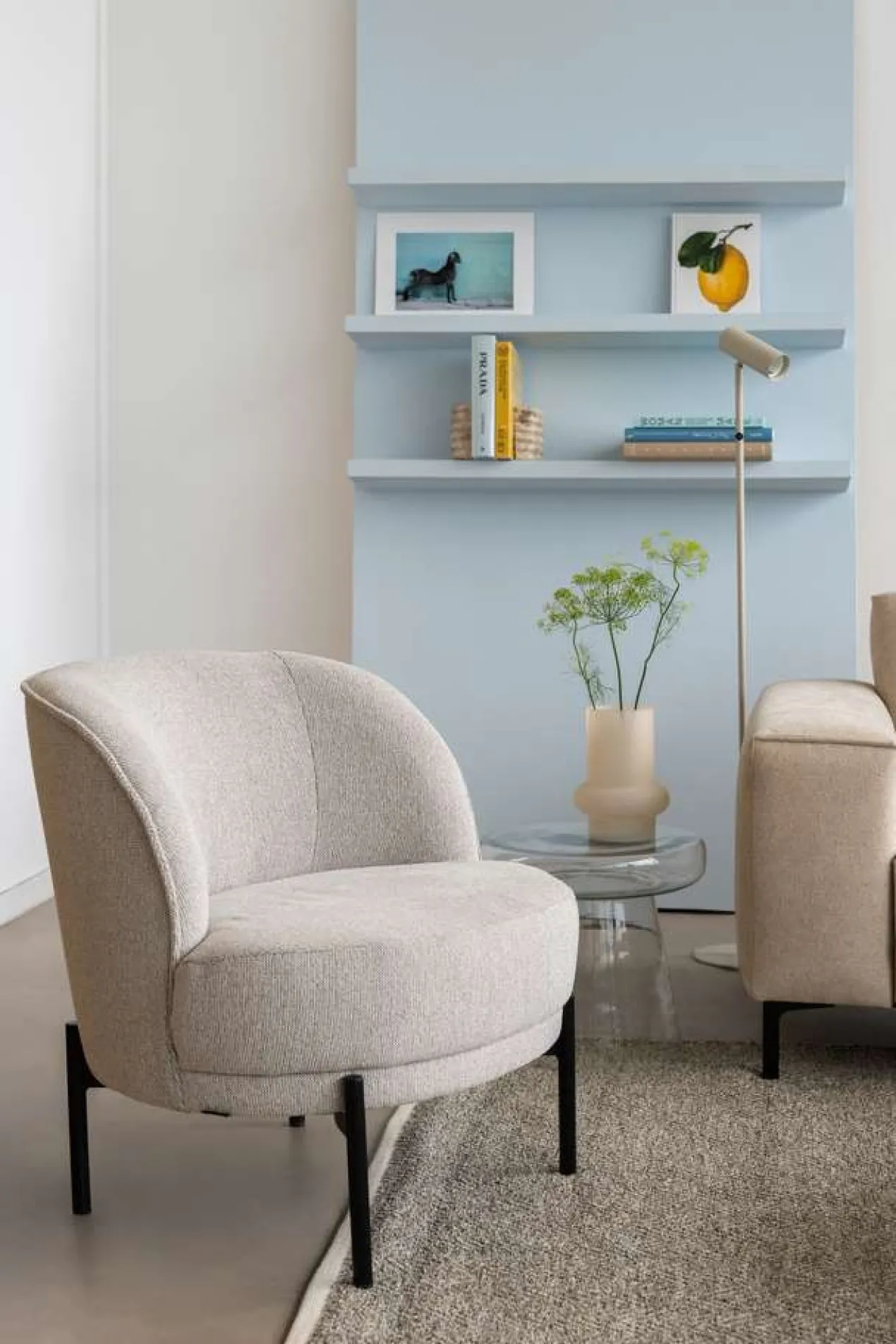 Fauteuil Carl funky brick