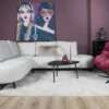 Fauteuil Charlie Bordeaux