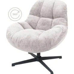 Fauteuil Charlie Taupe