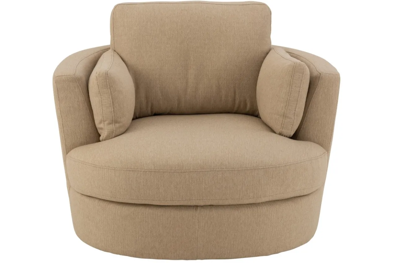Fauteuil 360º donkerbeige