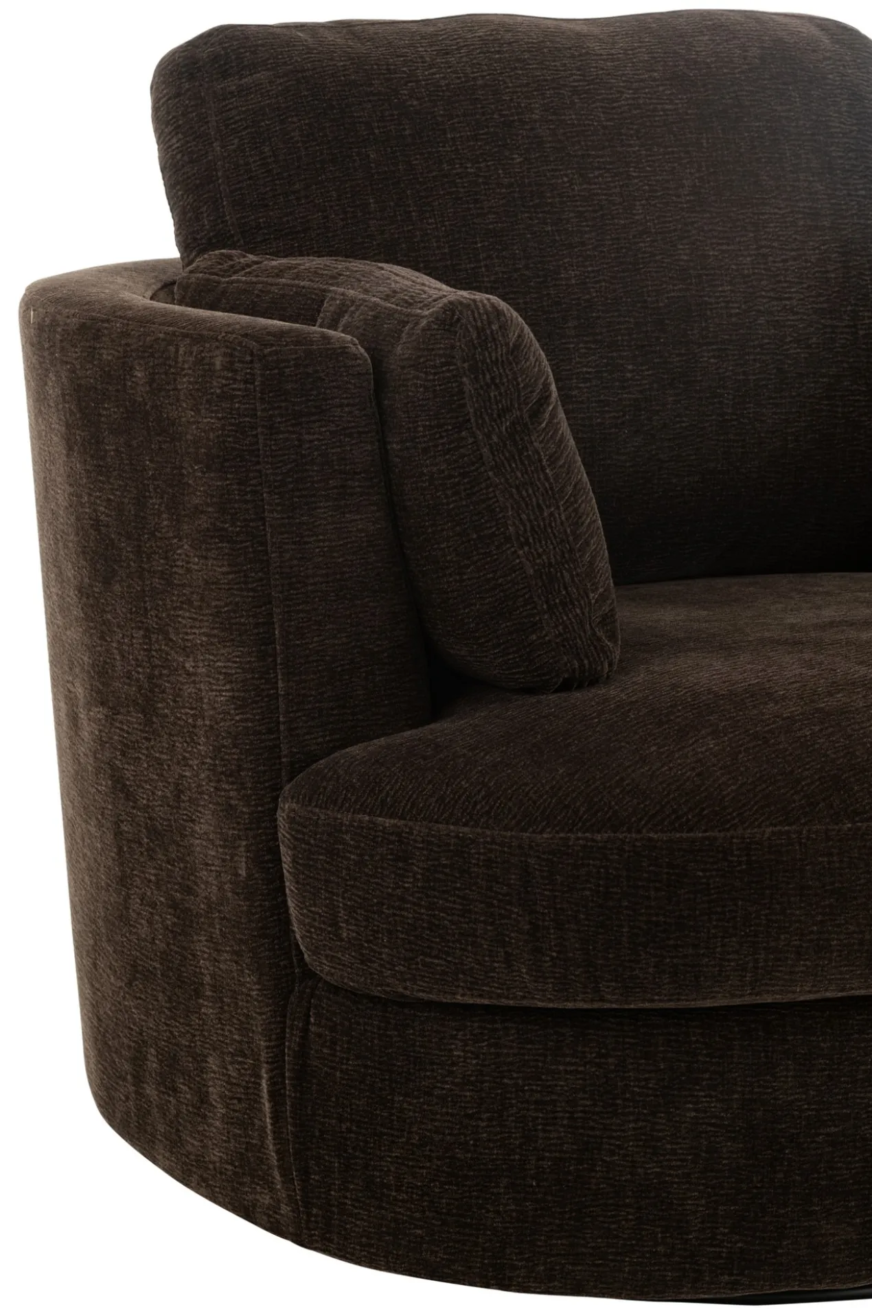 Fauteuil 360º donkerbruin