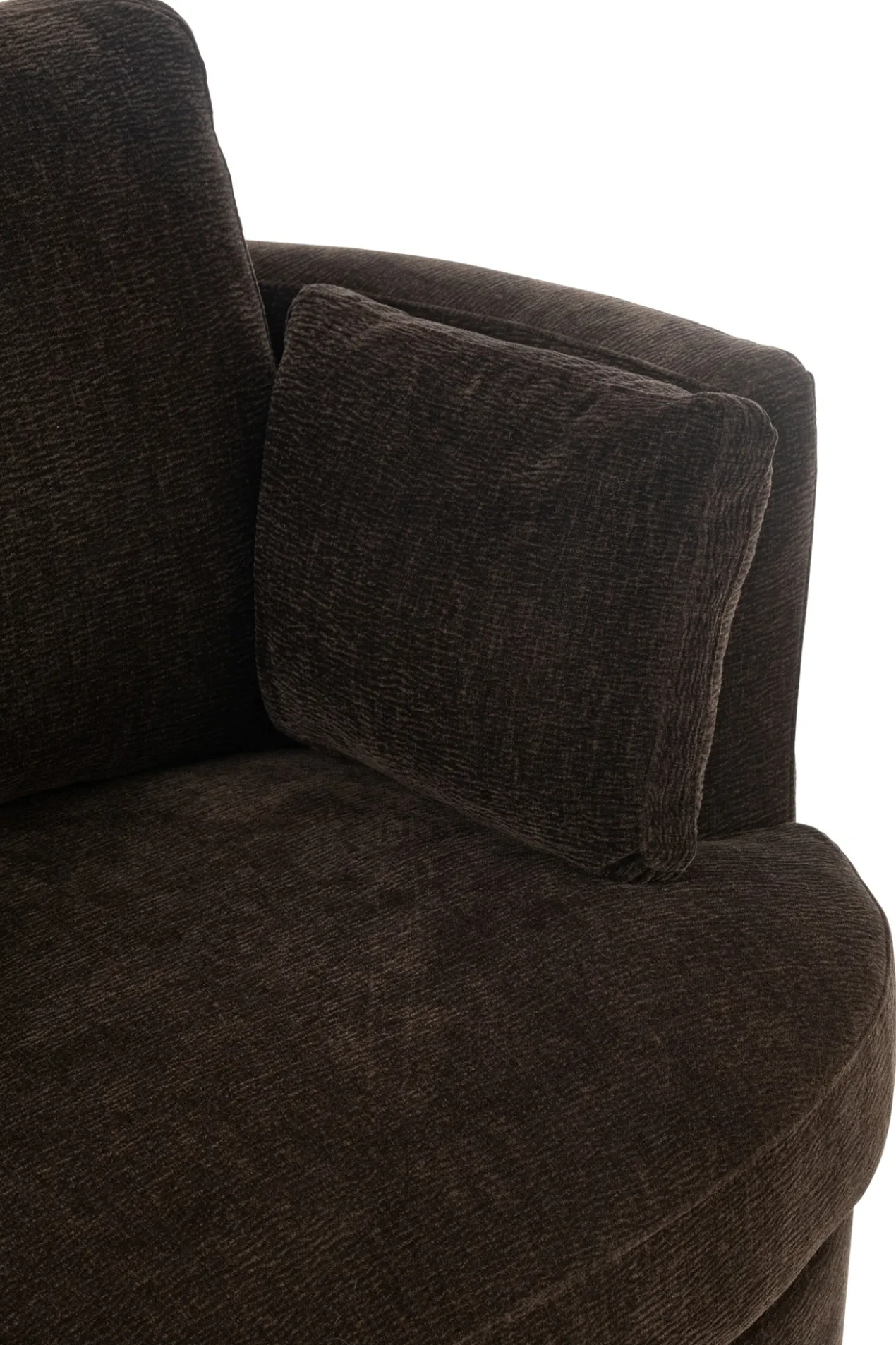 Fauteuil 360º donkerbruin