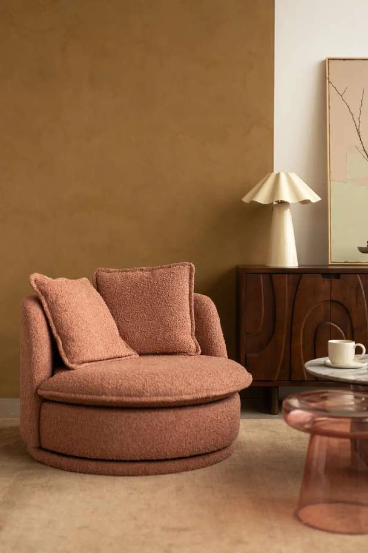 Fauteuil Fallon soft terra