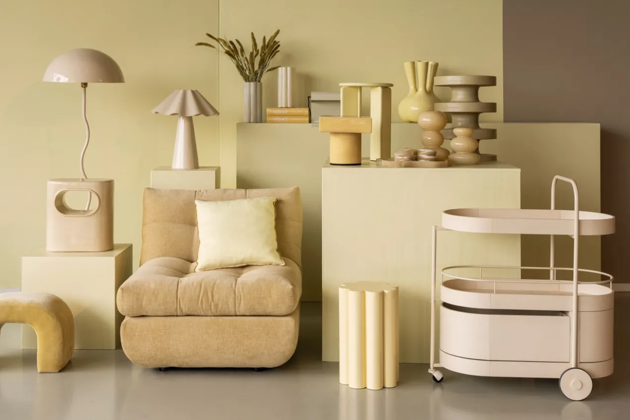 Fauteuil Flash home beige