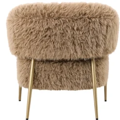 Fauteuil Fluffy Bruin