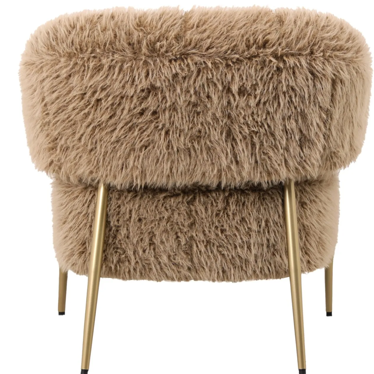 Fauteuil Fluffy Bruin