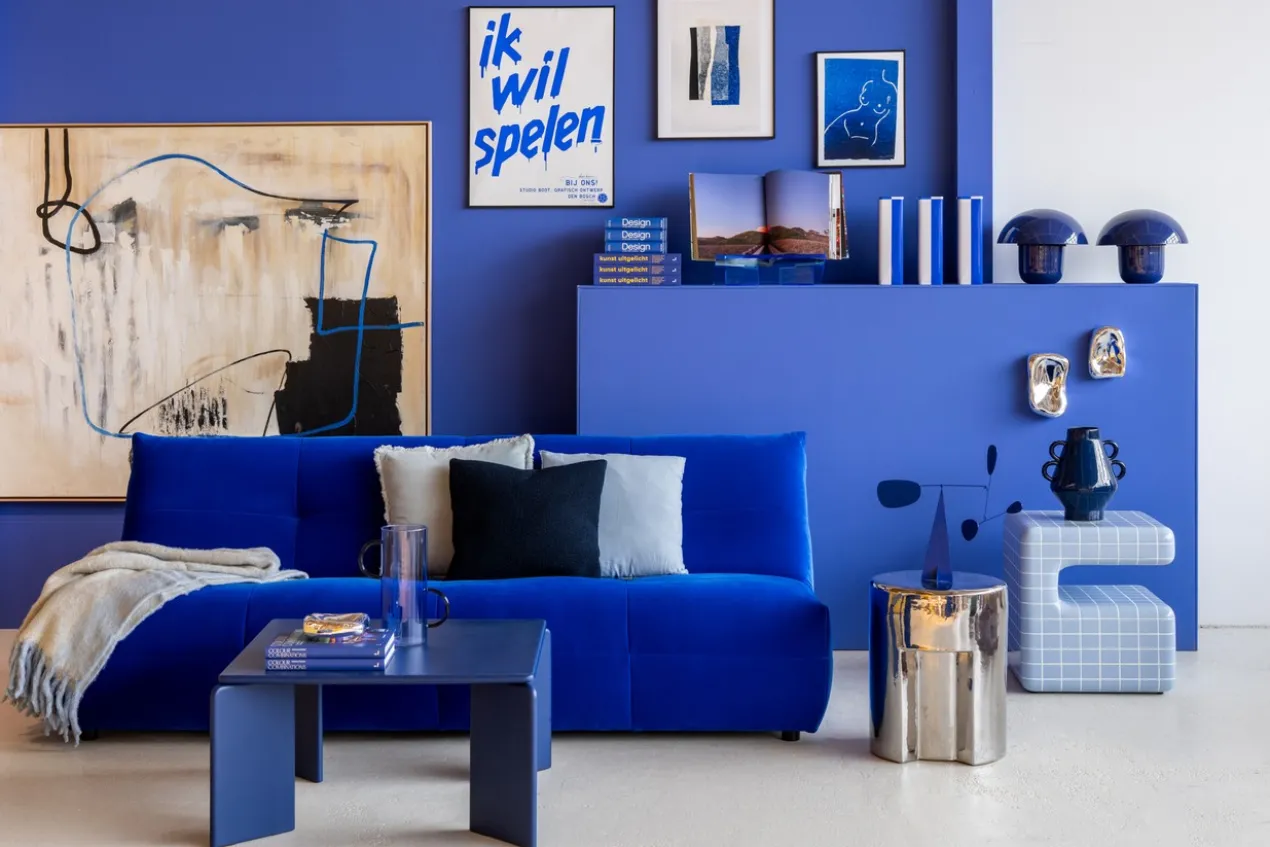 Fauteuil Flynn royal cobalt