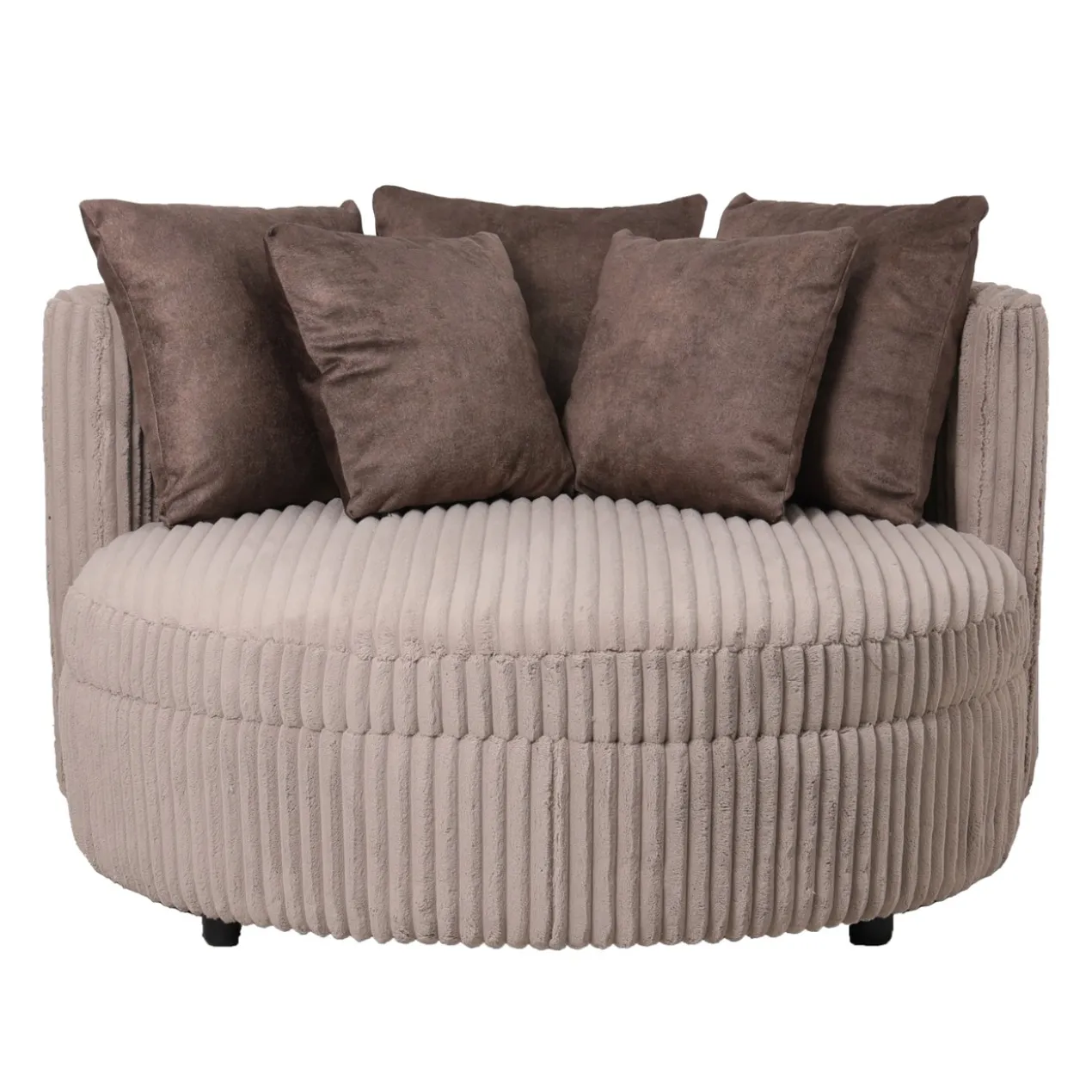 Fauteuil Fotine-taupe