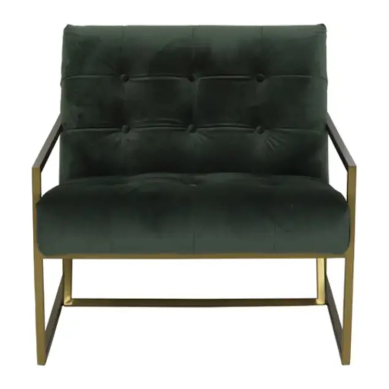 Fauteuil Geneve velvet olive groen