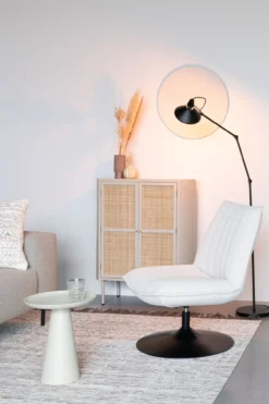 Fauteuil JAX OCHRE bouclé