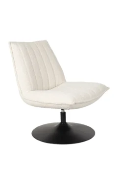 Fauteuil JAX OFF wit bouclé